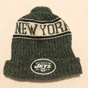 NFL Team Logo New York Jets New Era Toque Winter Knit  Beanie Hat